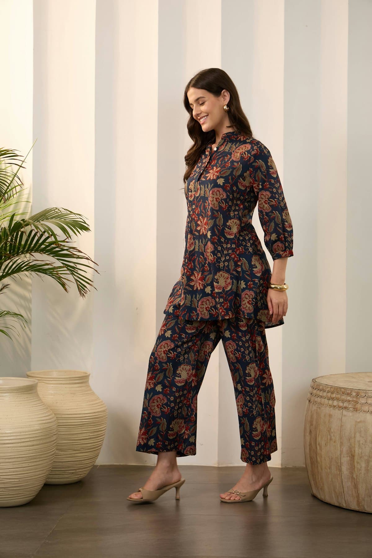 Model in a Maahima Fashions ethnic outfit